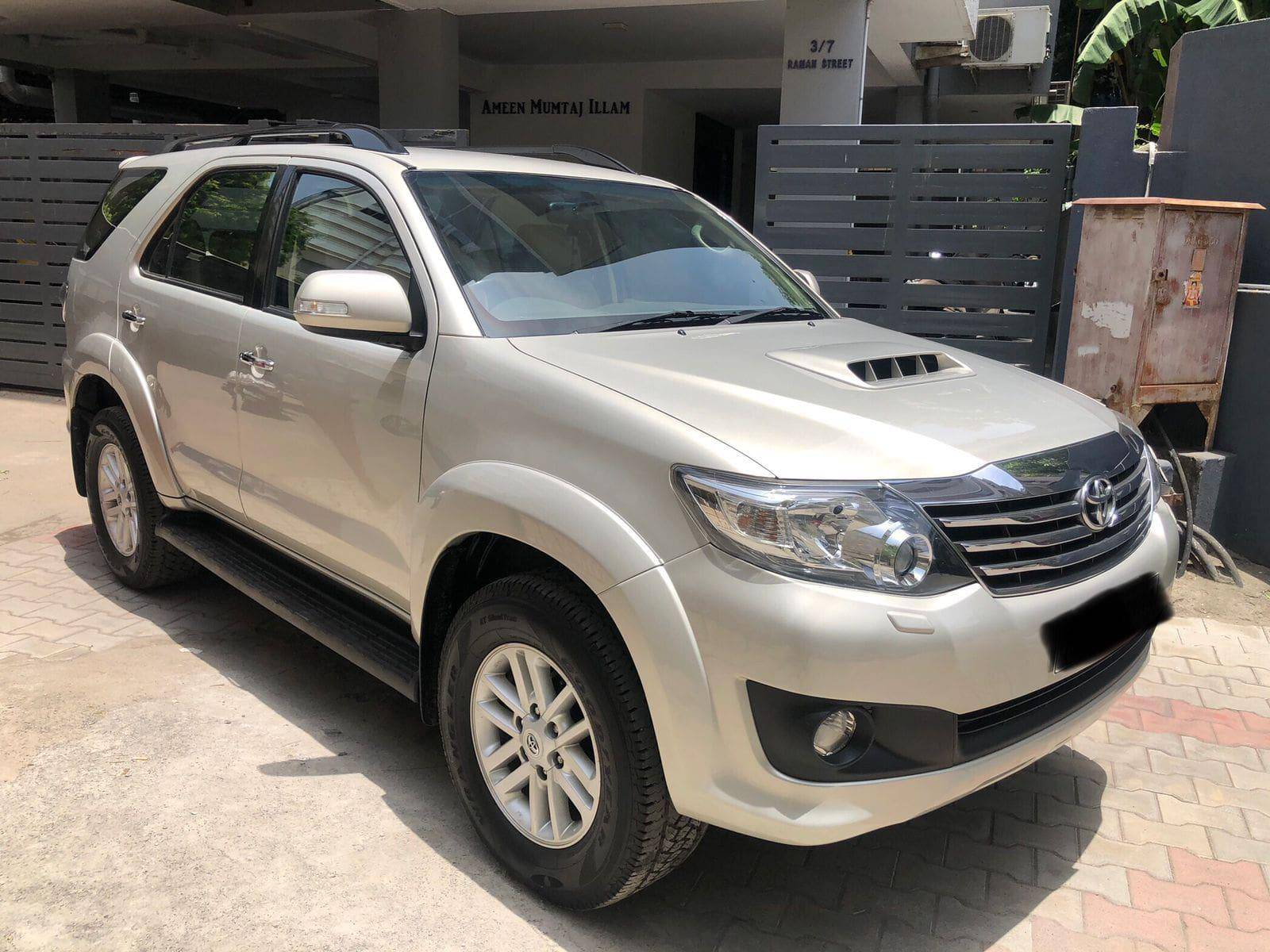 Used Toyota Fortuner in Chennai - 8 Second Hand Toyota Fortuner for Sale